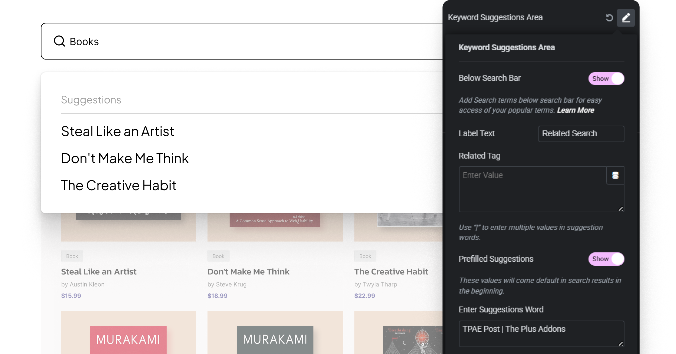 Ajax search bar for wordpress [posts, products, cpts]