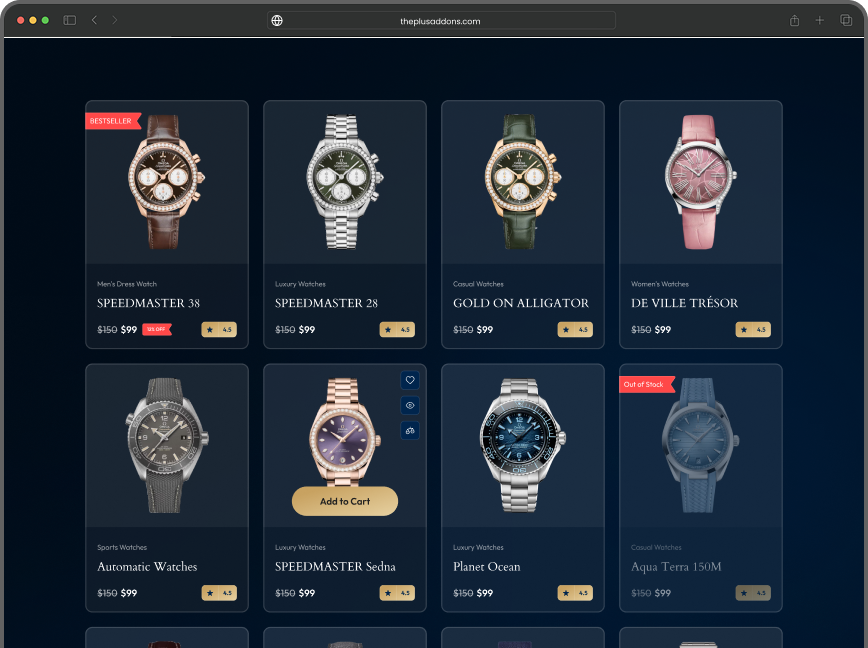 Woocommerce demo 1 image elementor woocommerce ajax product filters from the plus addons for elementor