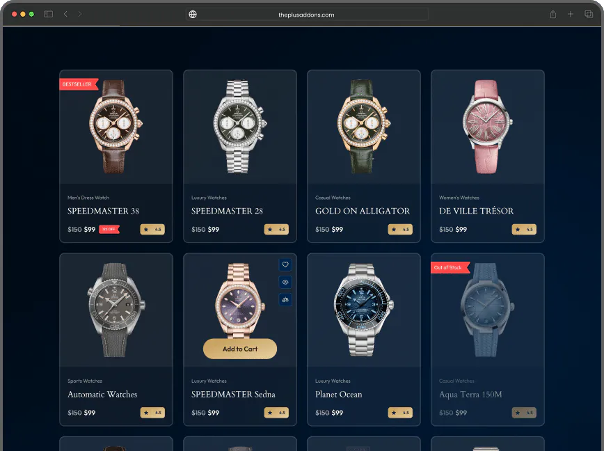 Elementor woocommerce ajax product filters