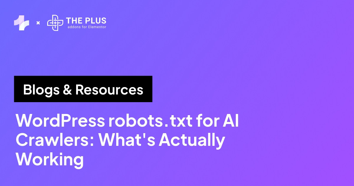 WordPress robots.txt for AI Crawlers