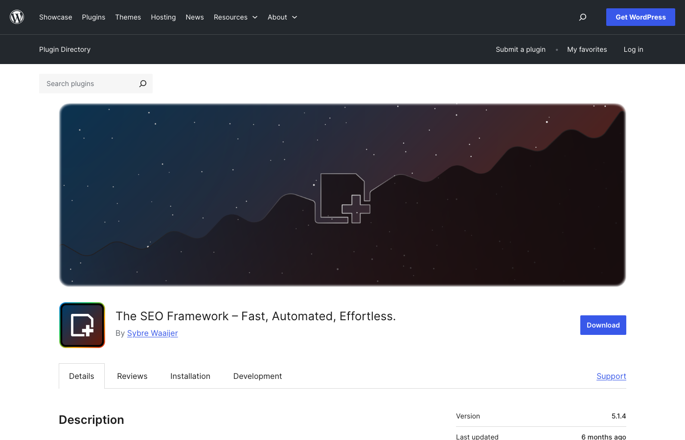 Best SEO Plugins for WordPress in 2026 (Including the AI SEO Plugin Nobody Knows About) The seo framework plugin wordpress. Org listing page with highest 4. 9 star rating