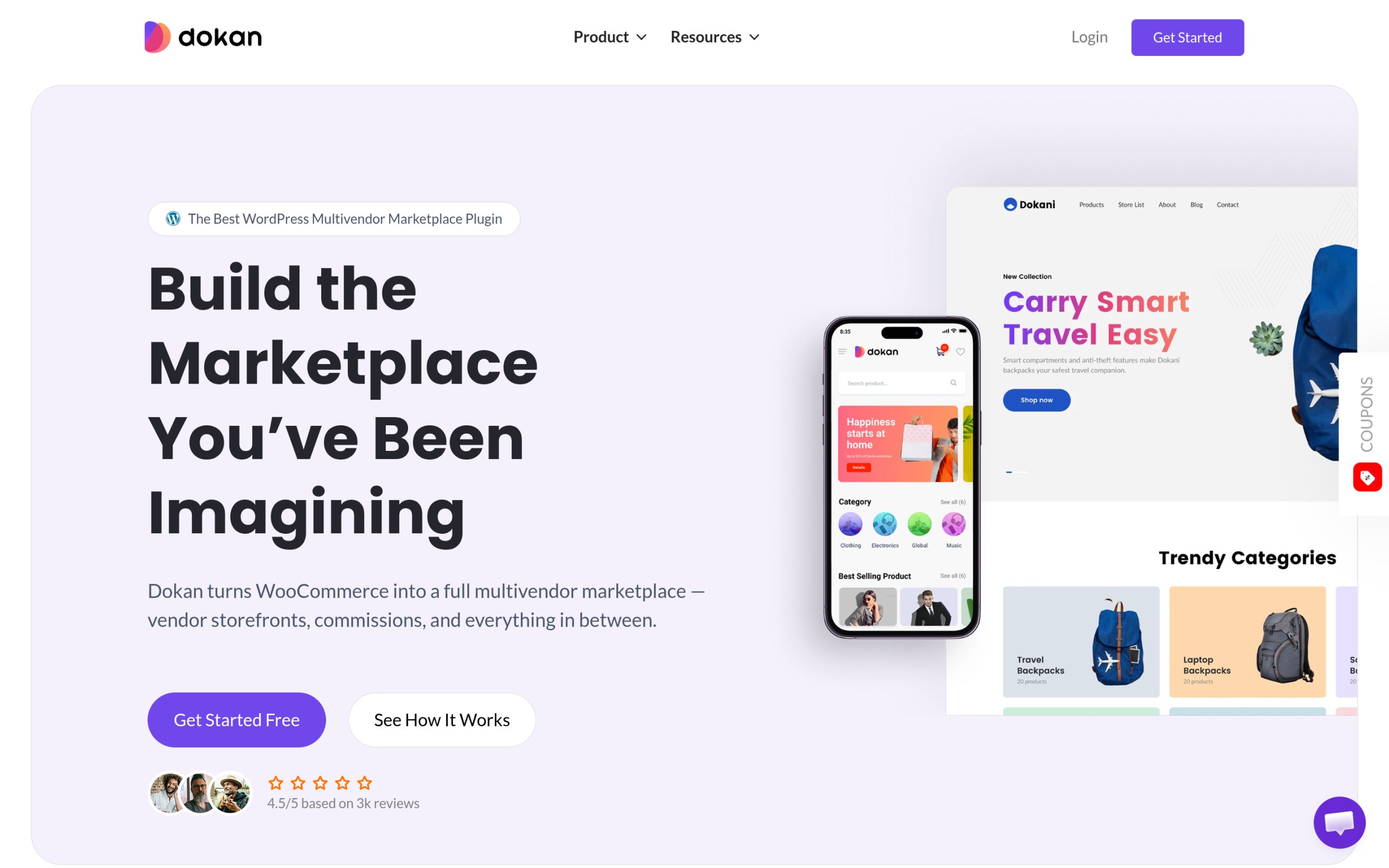 Dokan multivendor marketplace plugin for woocommerce