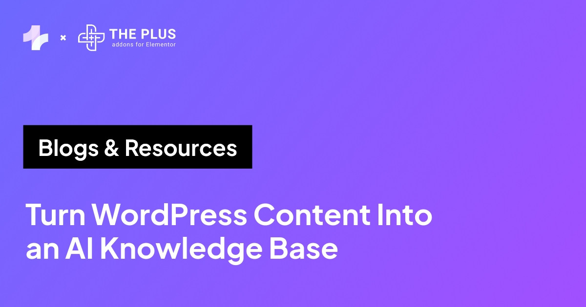 Turn WordPress content into an AI-readable knowledge base