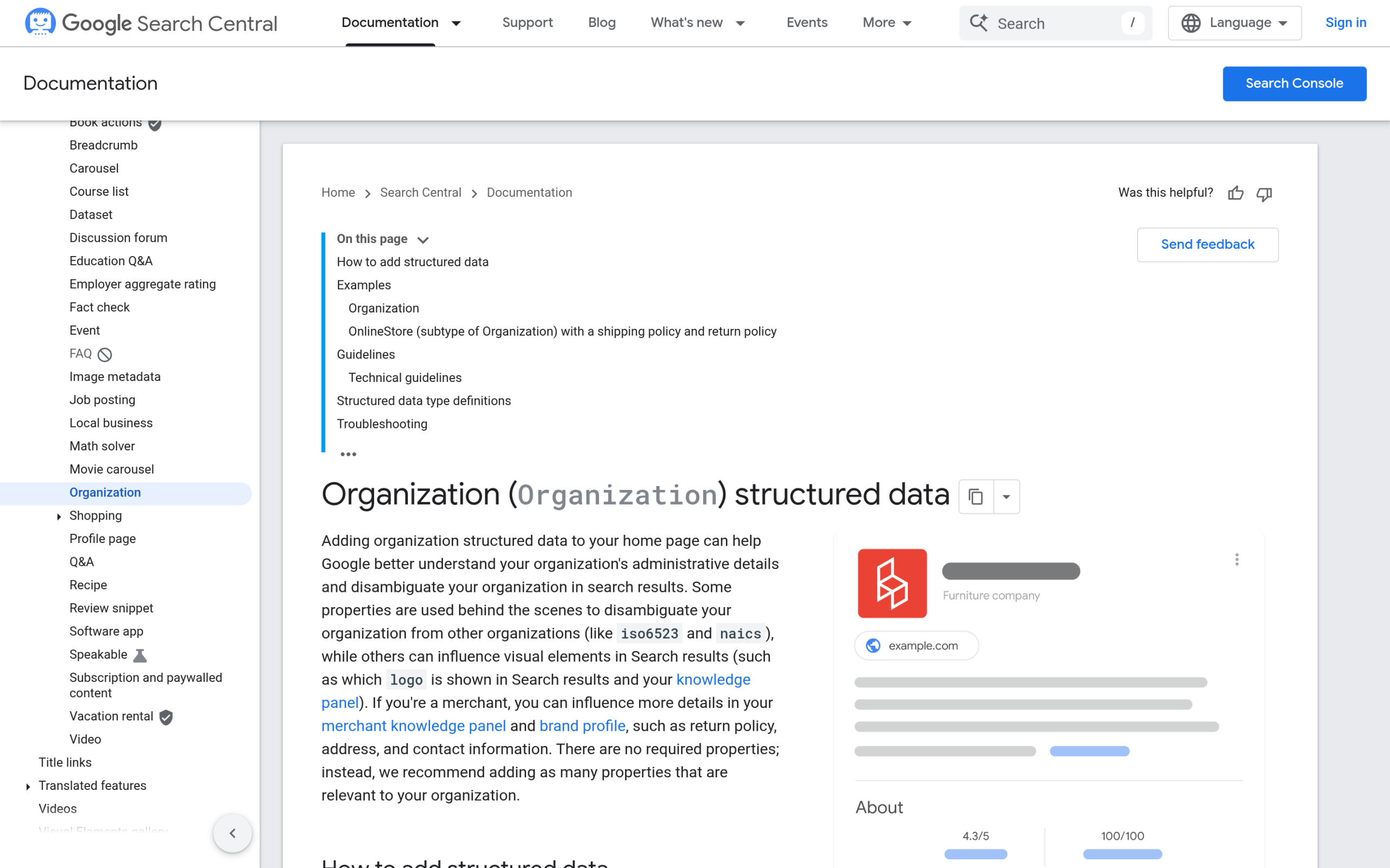 How Google's Knowledge Graph Works (and How to Get Your WordPress Site Into It) Google organization structured data documentation