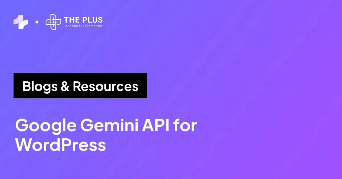 Google Gemini API for WordPress featured banner