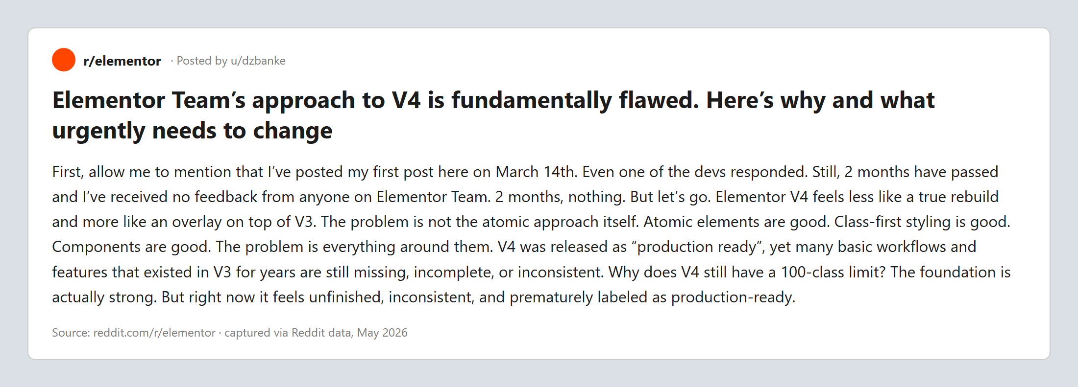 Elementor Atomic Editor Explained: What Actually Changed in V4 (2026) R/elementor user listing widgets and features still missing from elementor v4