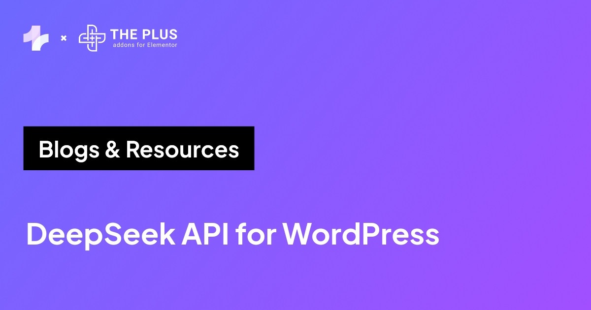 DeepSeek API for WordPress featured banner