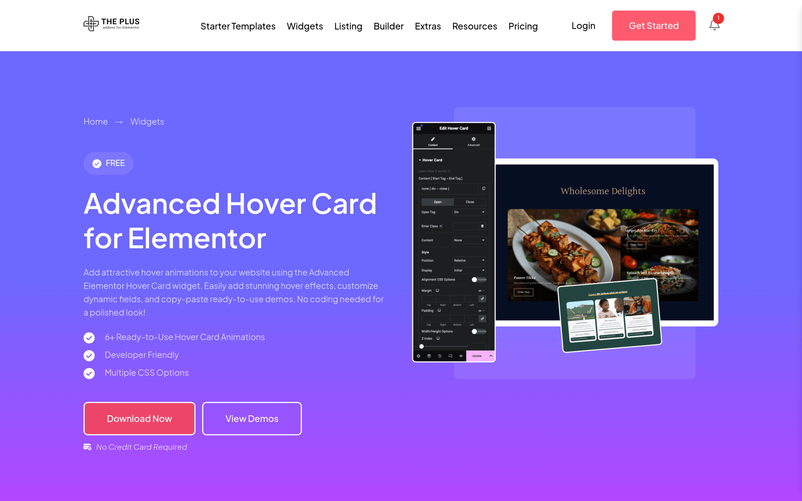 How to Add CSS Hover Effects in Elementor (With and Without Code) The plus addons hover card widget for elementor