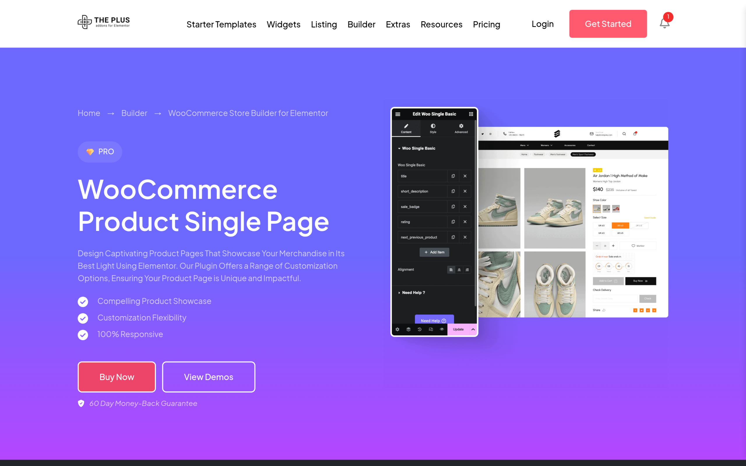 How to Build a Shopify-Style Store with WooCommerce and Elementor The plus addons woocommerce single product page builder for elementor