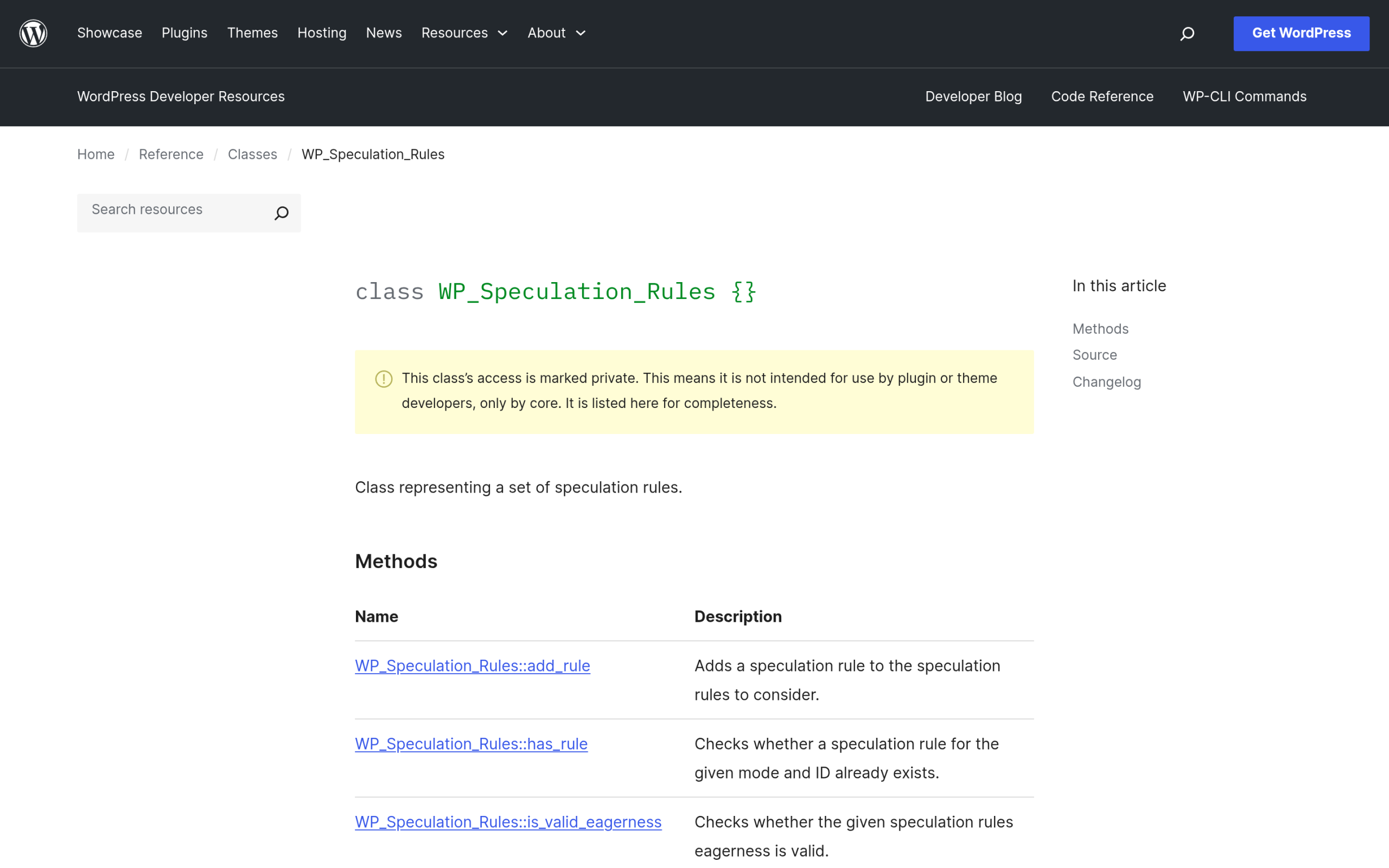 Why Your Elementor Page Loads Without Styling (and How to Fix It) Wordpress wp_speculation_rules class reference in the developer handbook