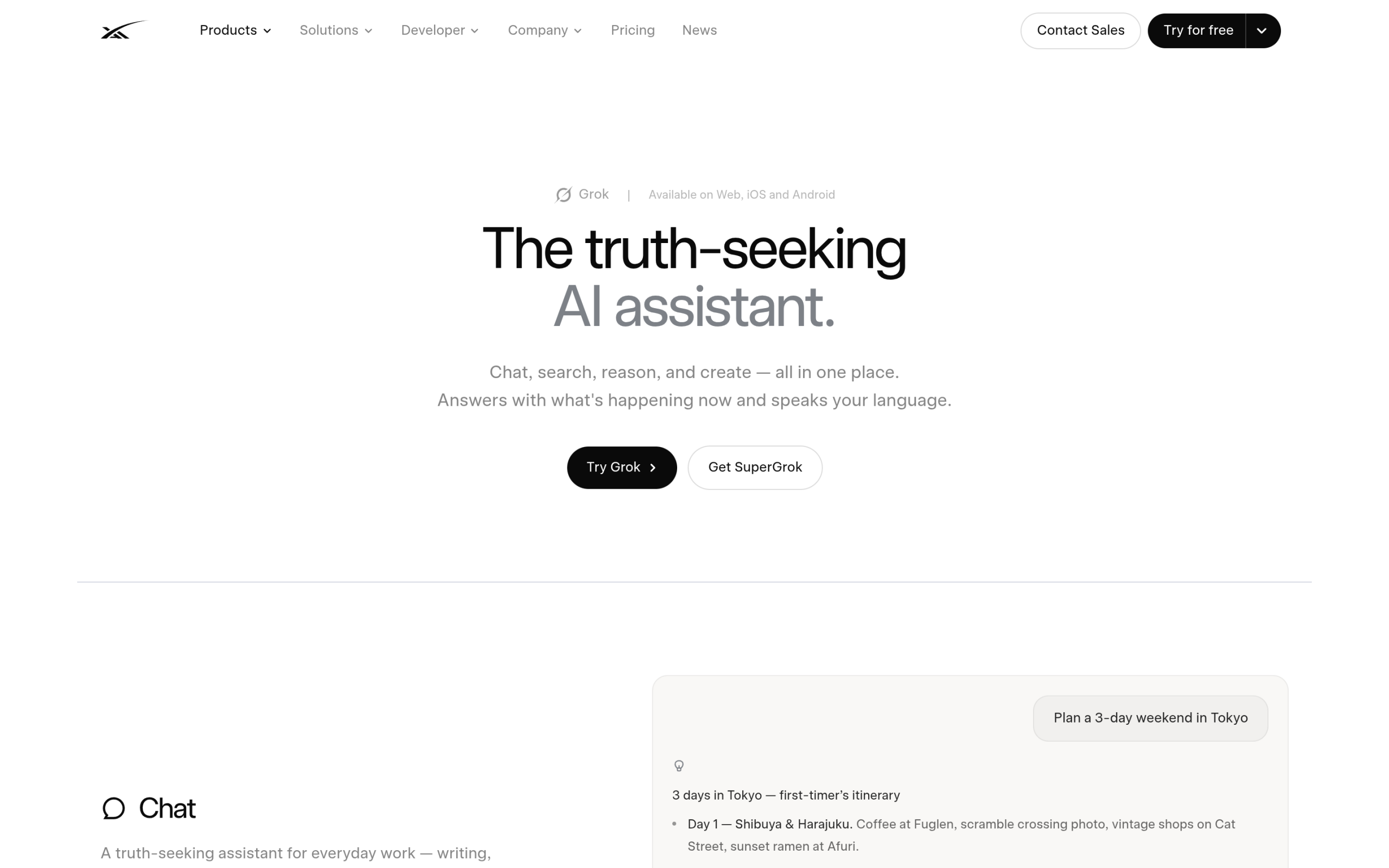 How to Get Your WordPress Content Into Grok's Answers (and Why Grok Plays by Different Rules) Grok by xai product page