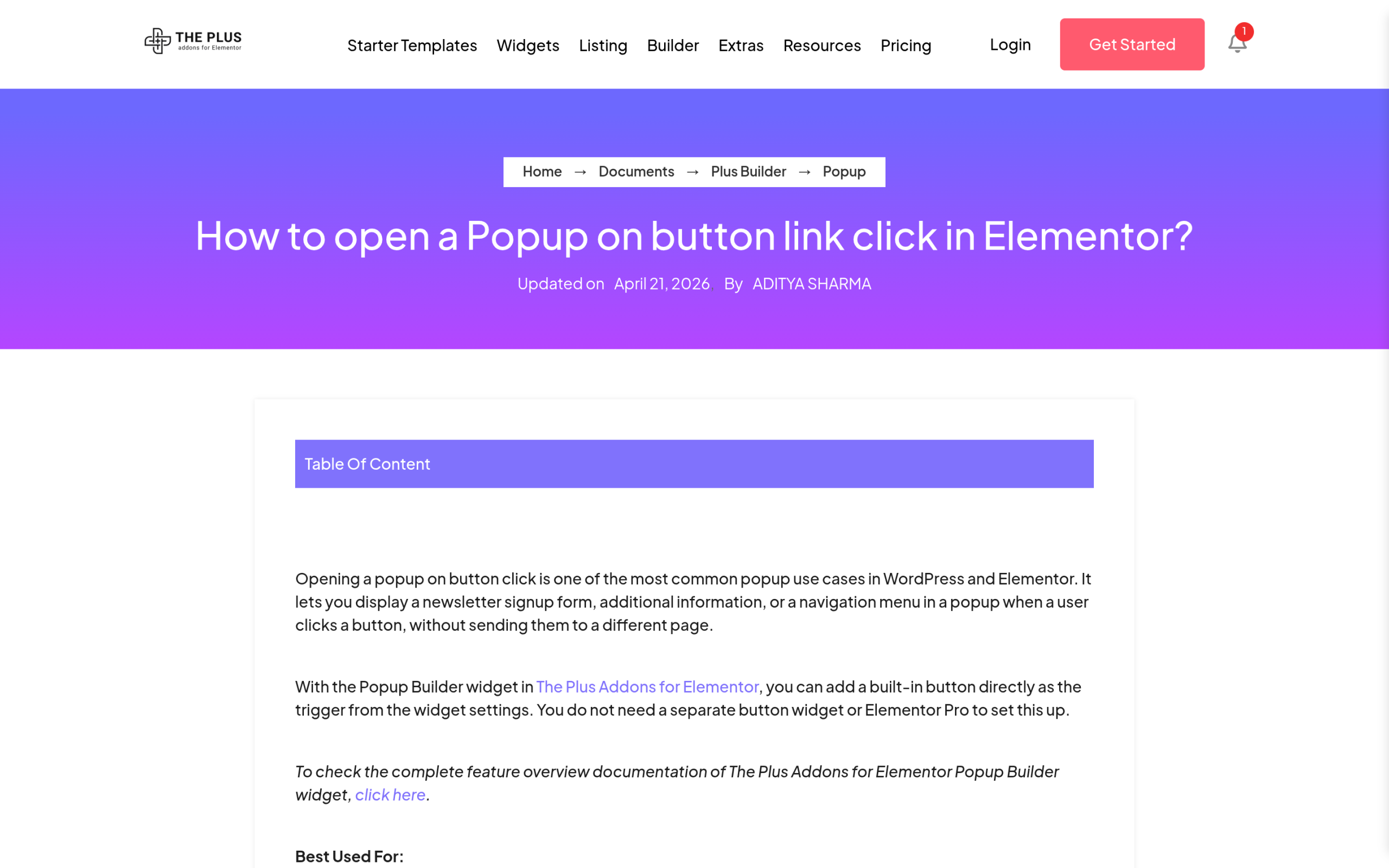 How to Add a Video Lightbox in Elementor (Popup Video on Click) Triggering a video popup from a button click in elementor