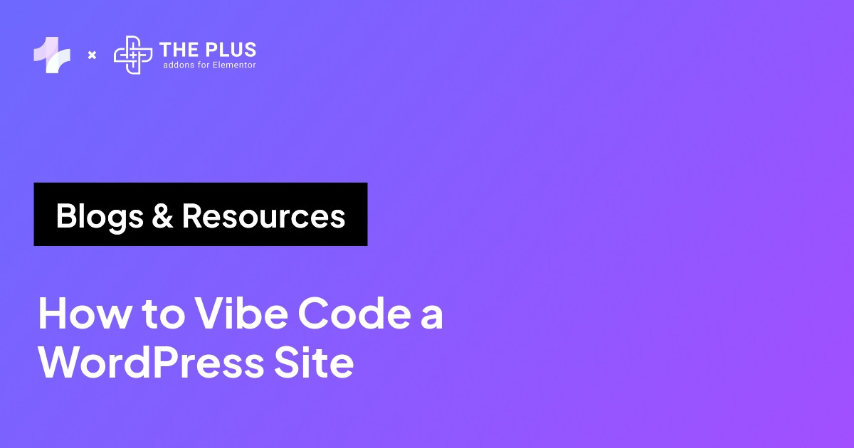 How to vibe code a WordPress site featured banner