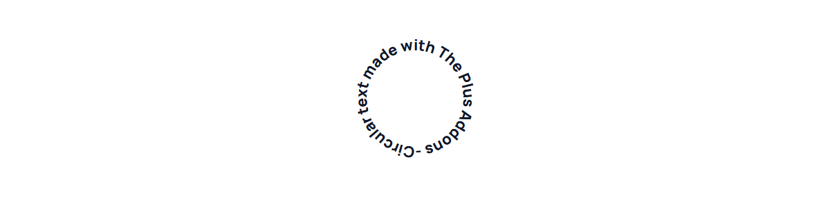 Text curved into a full circle on the page