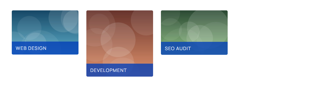 Article box with the button turned on, four cards to a row at the default desktop column