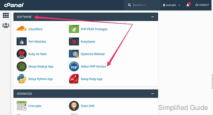 Cpanel software