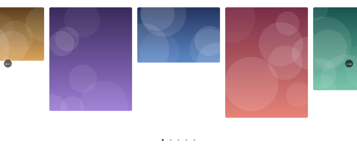 How to create a Device Slider in Elementor for SmartWatch, Tablet or Custom Device? The special carousel layout with five images, dots and arrows.
