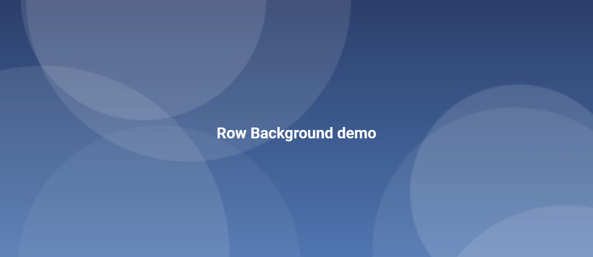 Published container with a scroll parallax background image