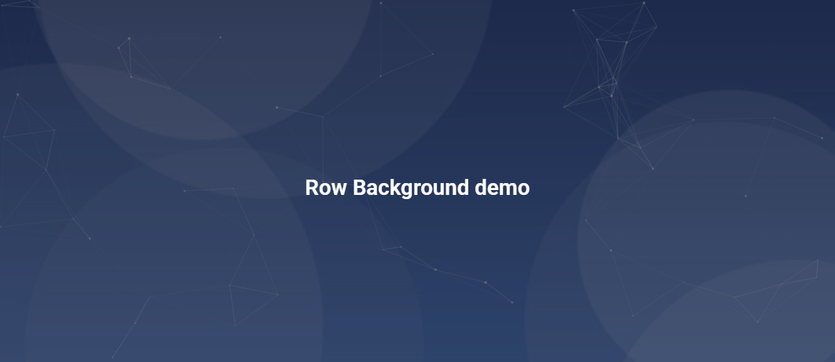 How to Create a Multi Layer Elementor Background? Published container with a background image, particles and a dark overlay made with the three layers