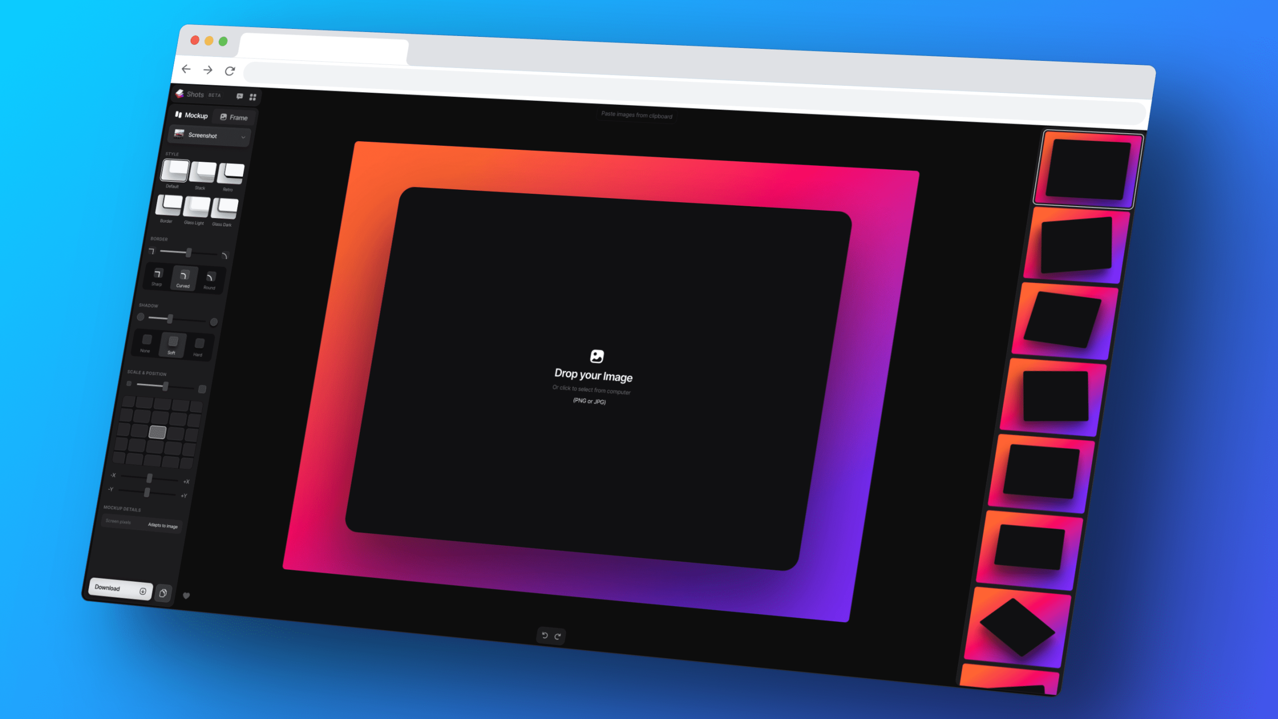 August 2026 Update: Widget Recipes, AI Upgrades, and GDPR Exports Shots. So, a free browser-based mockup and screenshot tool for developers and designers