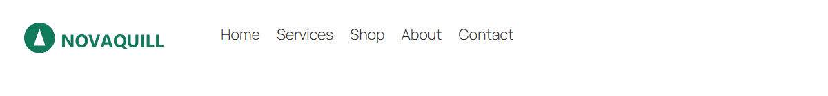 After scrolling, the stuck header shows the sticky logo instead of the normal one.