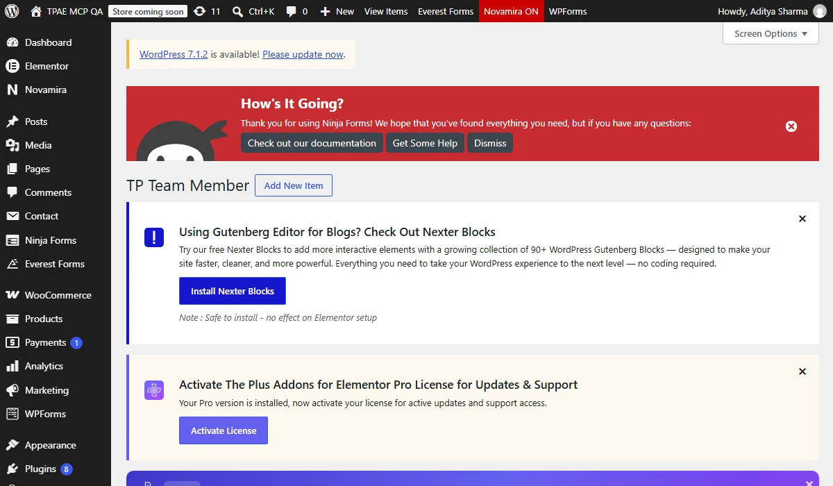 Team Member Listing Widget Settings Overview Wp-admin team member post list, the post type source for this widget.