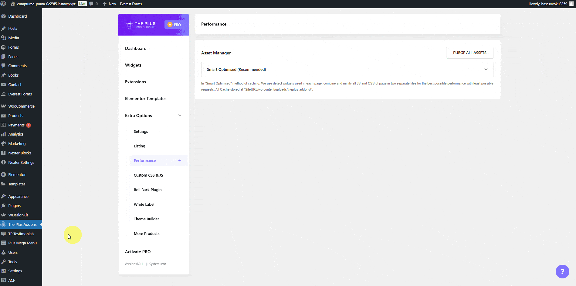 Support handbook: the plus addons for elementor