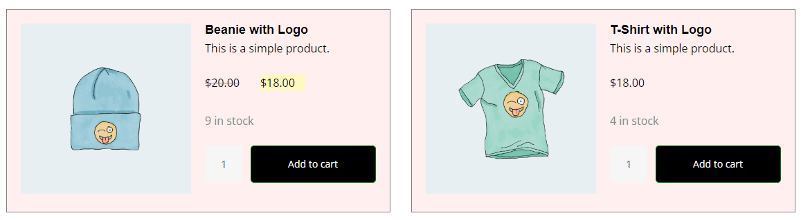 Tpae product listing custom skin preview