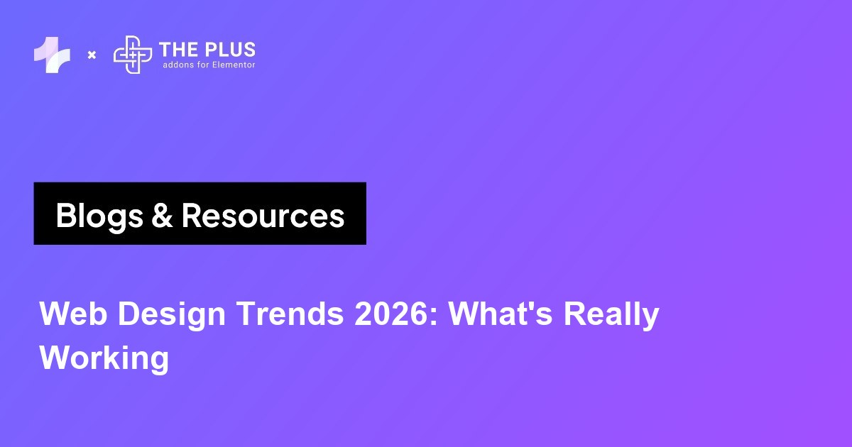 Web design trends 2026 featured banner