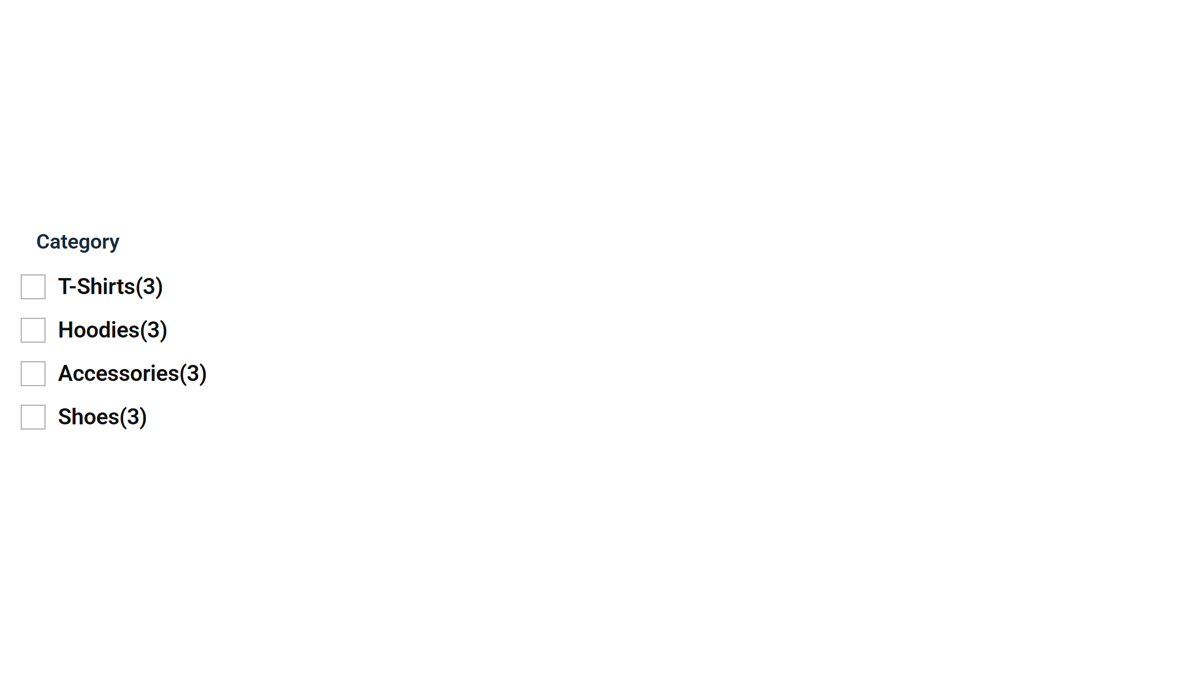 How to Filter WooCommerce Products by Stock Status in Elementor? (Out of Stock & In Stock) Stock-status filter showing in stock and out of stock options
