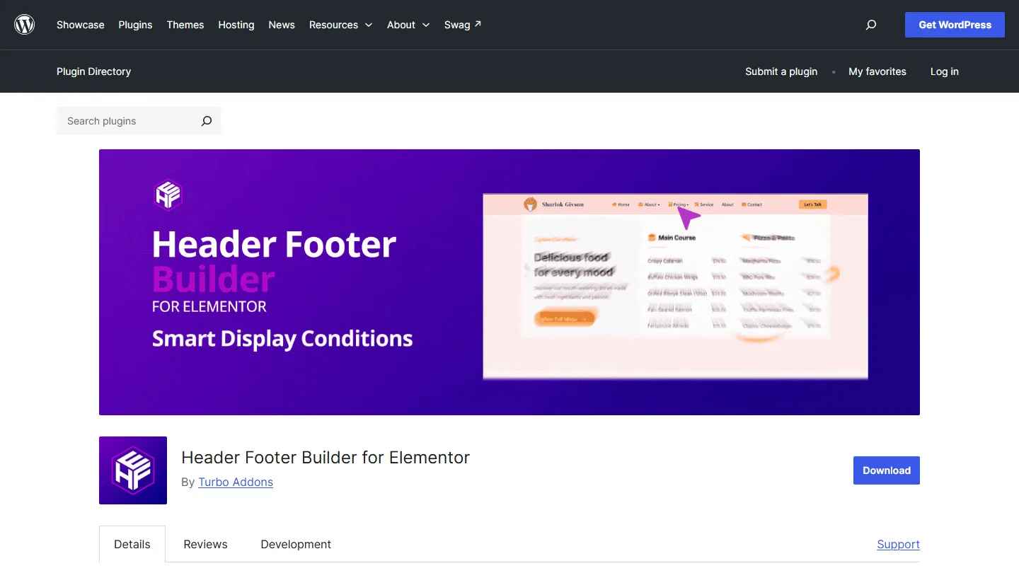 Header footer builder for elementor listing on the wordpress. Org plugin directory