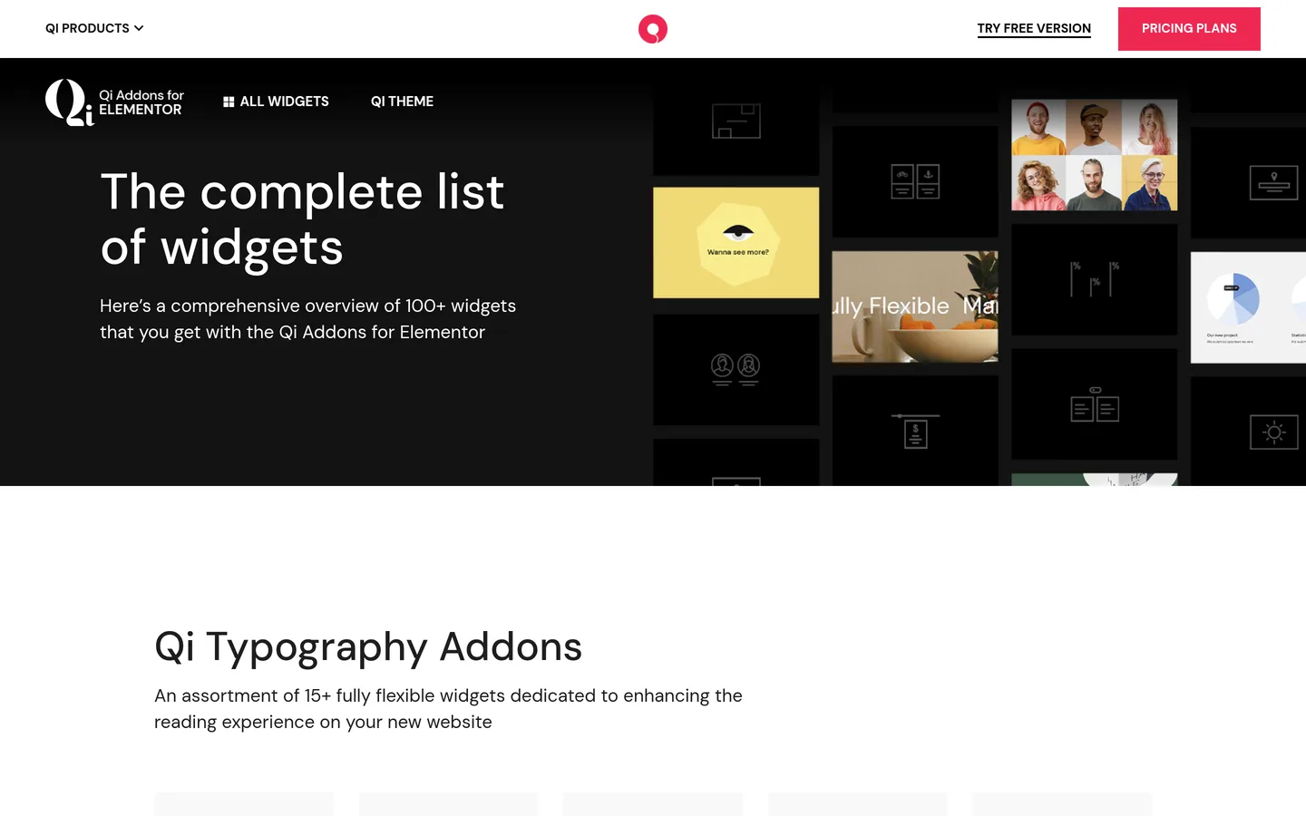 Qode interactive complete list of qi addons widgets page