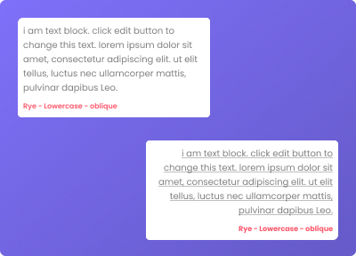Advance text block navigation menu from the plus addons for elementor