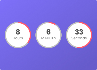 Countdown home page new from the plus addons for elementor