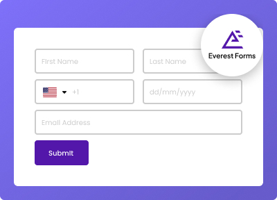 Everest Forms WPForms from The Plus Addons for Elementor