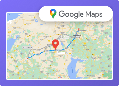 Google Map Caldera Forms from The Plus Addons for Elementor