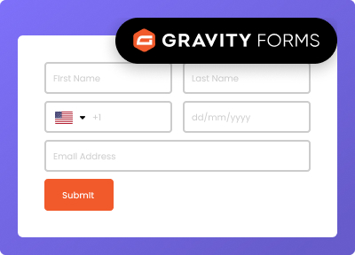Gravity Forms from The Plus Addons for Elementor