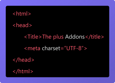 Syntax highlighter widgets from the plus addons for elementor