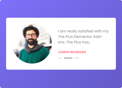 Testimonials Style2 Testimonial from The Plus Addons for Elementor