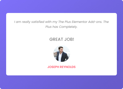 Testimonials Style3 The Plus Addons for Elementor